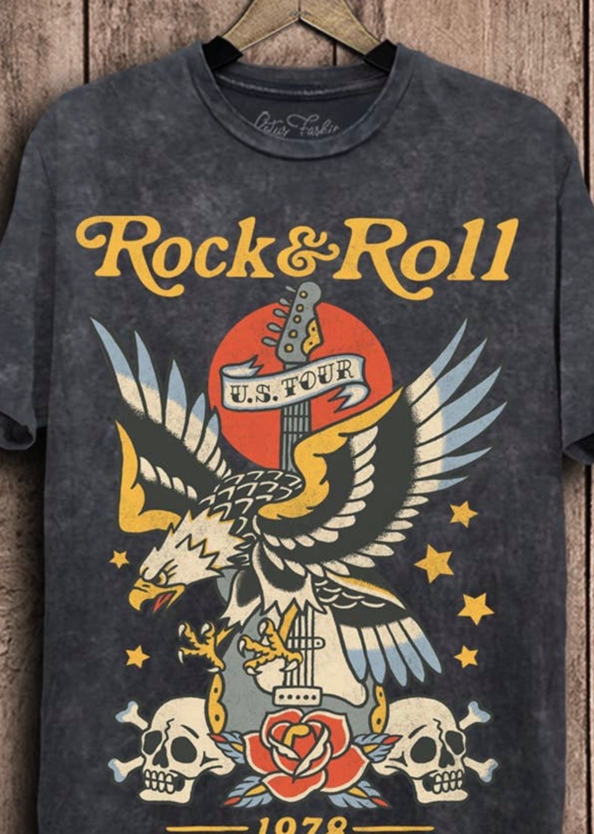 Rock & Roll World Tour Graphic Tee