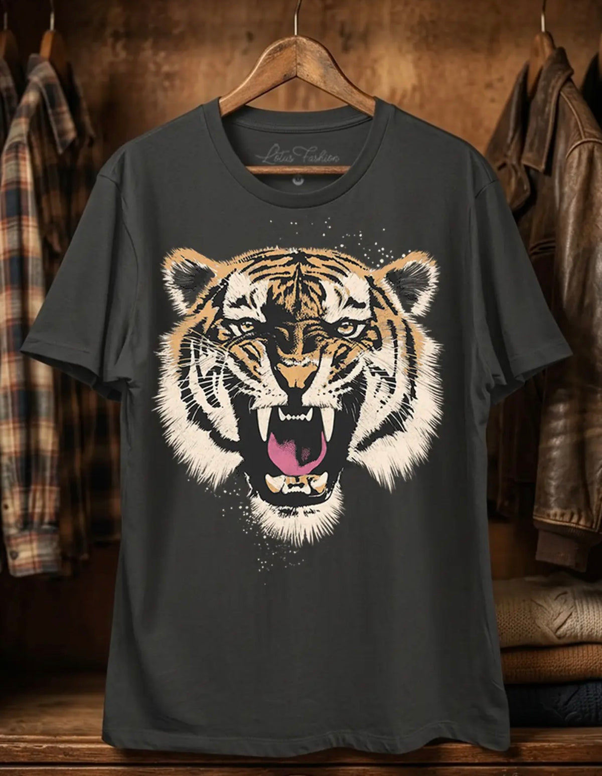 Tiger Face Graphic Tee