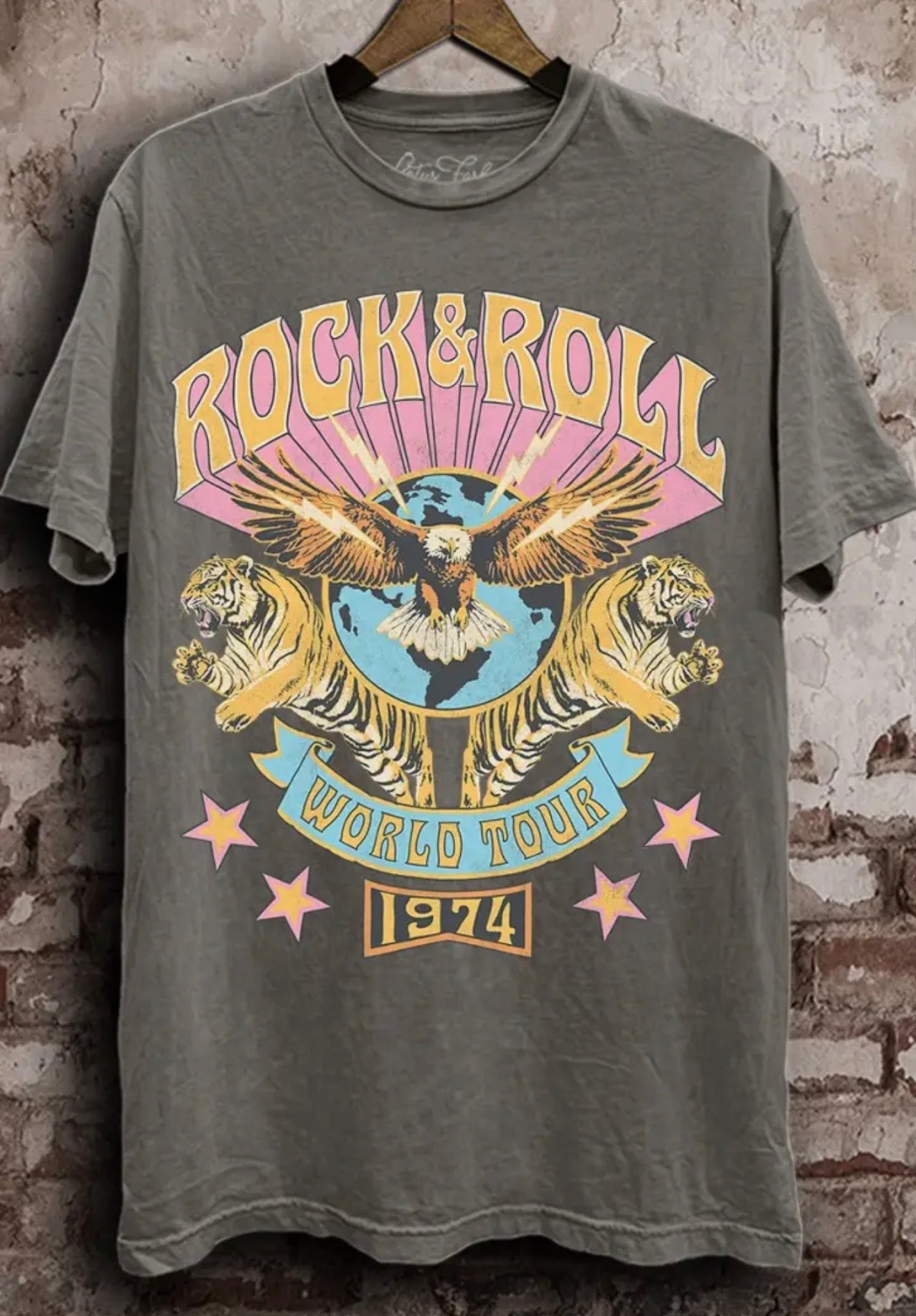 Rock & Roll World Tour Graphic Tee