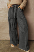 Mineral Wash Patchwork Pants