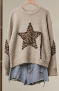 Bold Star Knit Sweater