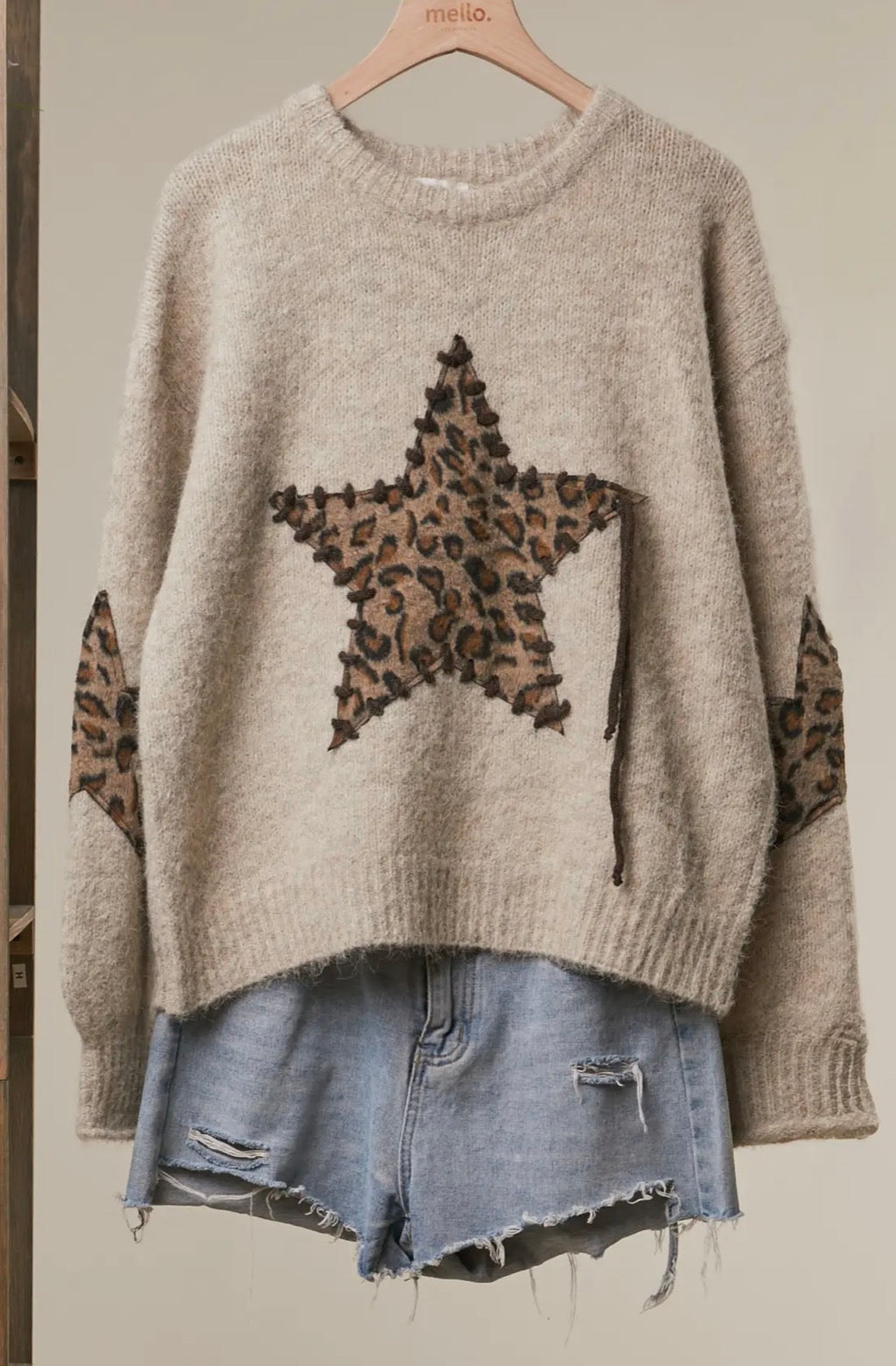 Bold Star Knit Sweater